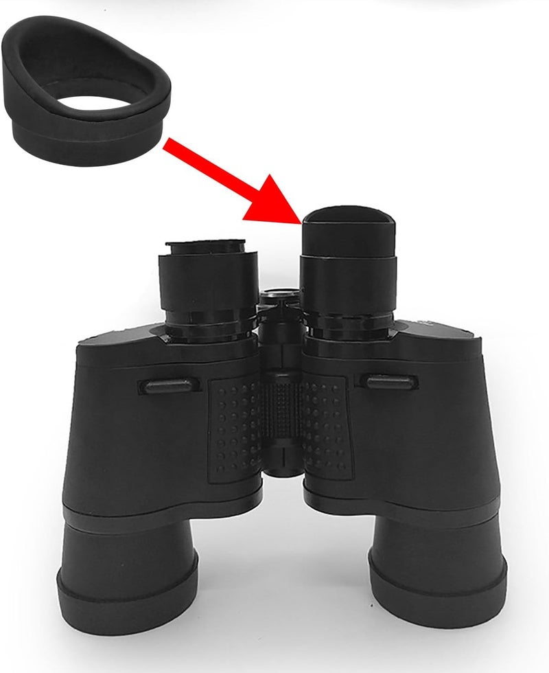 Dsjnf Binoculars Rubber Eyepiece Guard & Cover for 29-31mm Stereomicroscope, 2pcs - Image 4